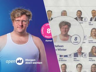 Open Vld-kandidaat steelt de show met campagnebeeld: foto in ‘marcelleke’ gaat viraal