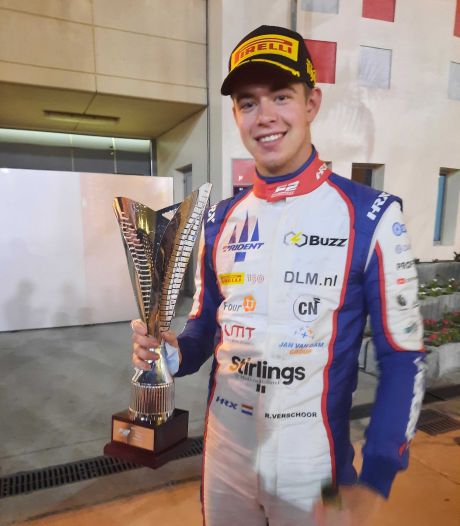 Richard Verschoor begint overtuigend aan F2-seizoen met zege in sprintrace Bahrein