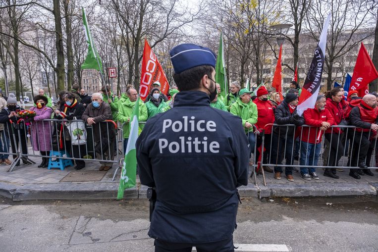 De politievakbonden willen 'boter bij de vis'.  Beeld BELGA