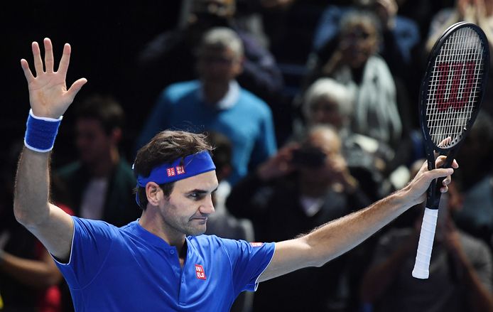 Federer herstelde zich van de nederlaag tegen Nishikori.