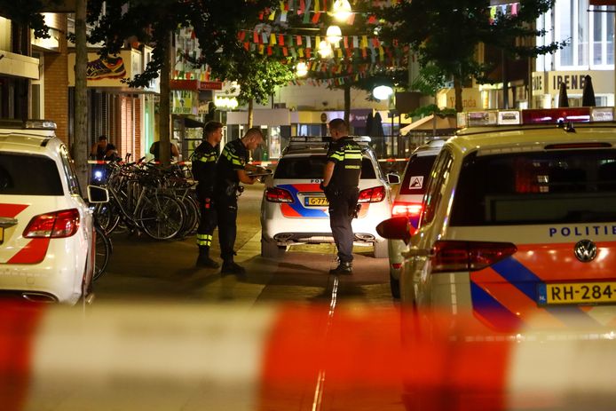 De politie in Enschede afgelopen nacht