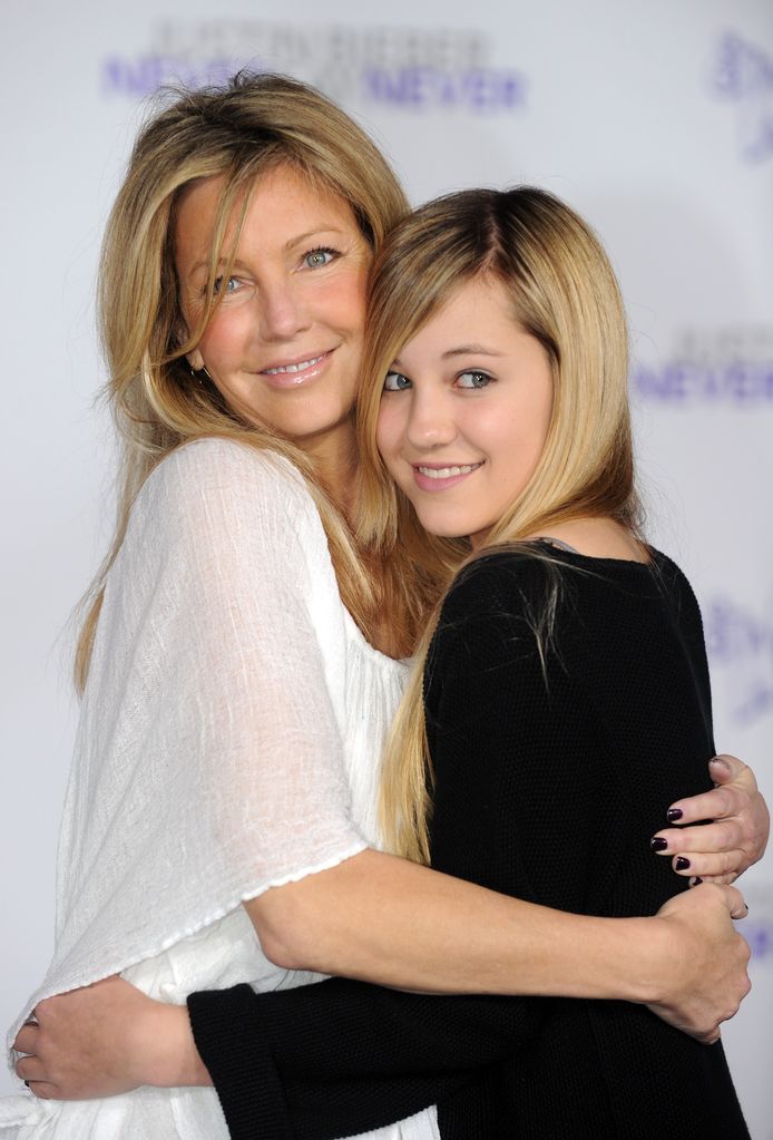 Actress Heather Locklear en haar dochter, Ava Sambora in 2011.