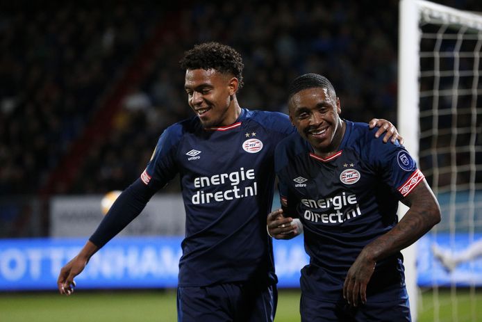 Donyell Malen en Steven Bergwijn.