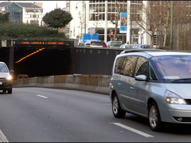 Wel trajectcontrole, geen boetes in langste tunnel van Brussel