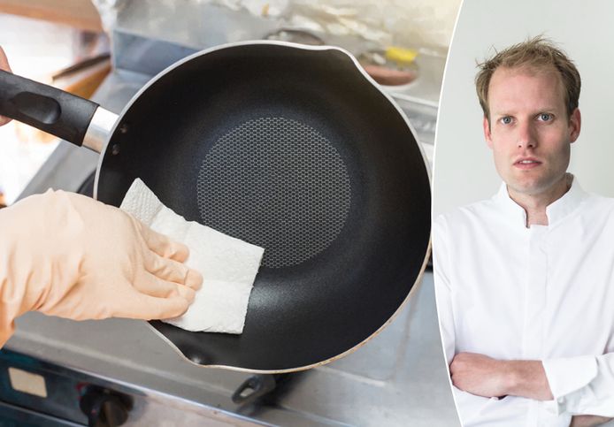 Hoe hou je je panden lang in topconditie? Sterrenchef Thijs Vervloet deelt 9 praktische tips: "Zorg dat er geen druppel water meer aan je pan kleeft als je ze opnieuw in de kast zet."