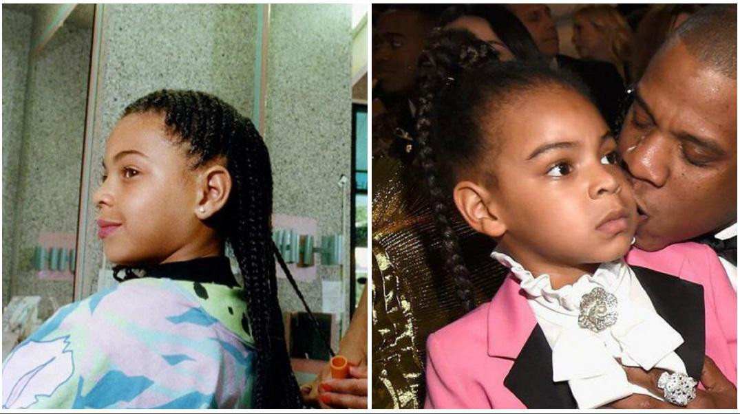 Zo Moeder Zo Dochter Blue Ivy Lijkt Als Twee Druppels Op Mama Beyoncé