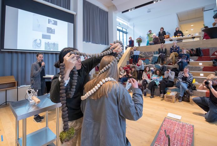 In maart was er al een ander kunstproject rond 100 jaar WUR in Impulse op de Wageningen Campus