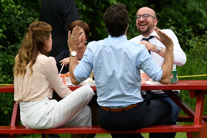 Het is geen geheim dat Michel en Trudeau het goed met elkaar kunnen vinden. Vorig jaar tijdens een staatsbezoek van Michel en zijn vriendin, leek er sprake te zijn van een ware ‘bromance’, tussen beide premiers.