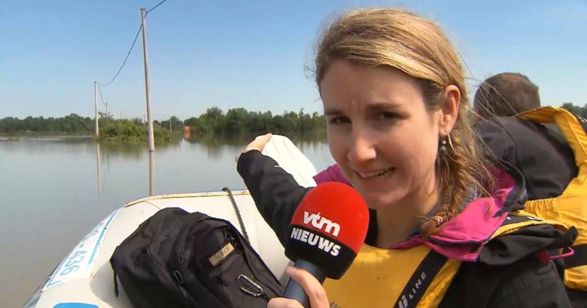VTM-reporter in overstroomd Bosnië | Buitenland | hln.be
