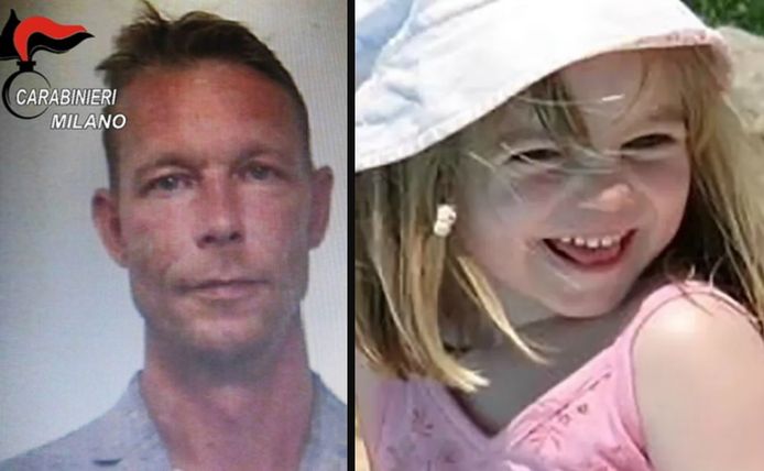 Links: Christian Brückner. Rechts: Madeleine McCann.