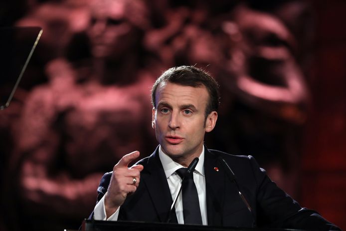 De Franse president Macron was afgelopen week op staatsbezoek in Jeruzalem om de Holocaust te herdenken.