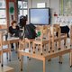 Onwerkelijk voor de juf, zo’n lege klas