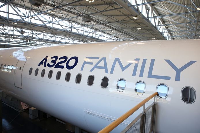 Een Airbus A320 Family-toestel. Airbus laat weten "zeer sterke vraag" te zien naar alle toestellen uit zijn A320-serie, de directe concurrent van de aan de Boeing 737-MAX, die wereldwijd aan de grond gehouden wordt.