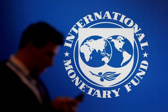 Het logo van het IMF.