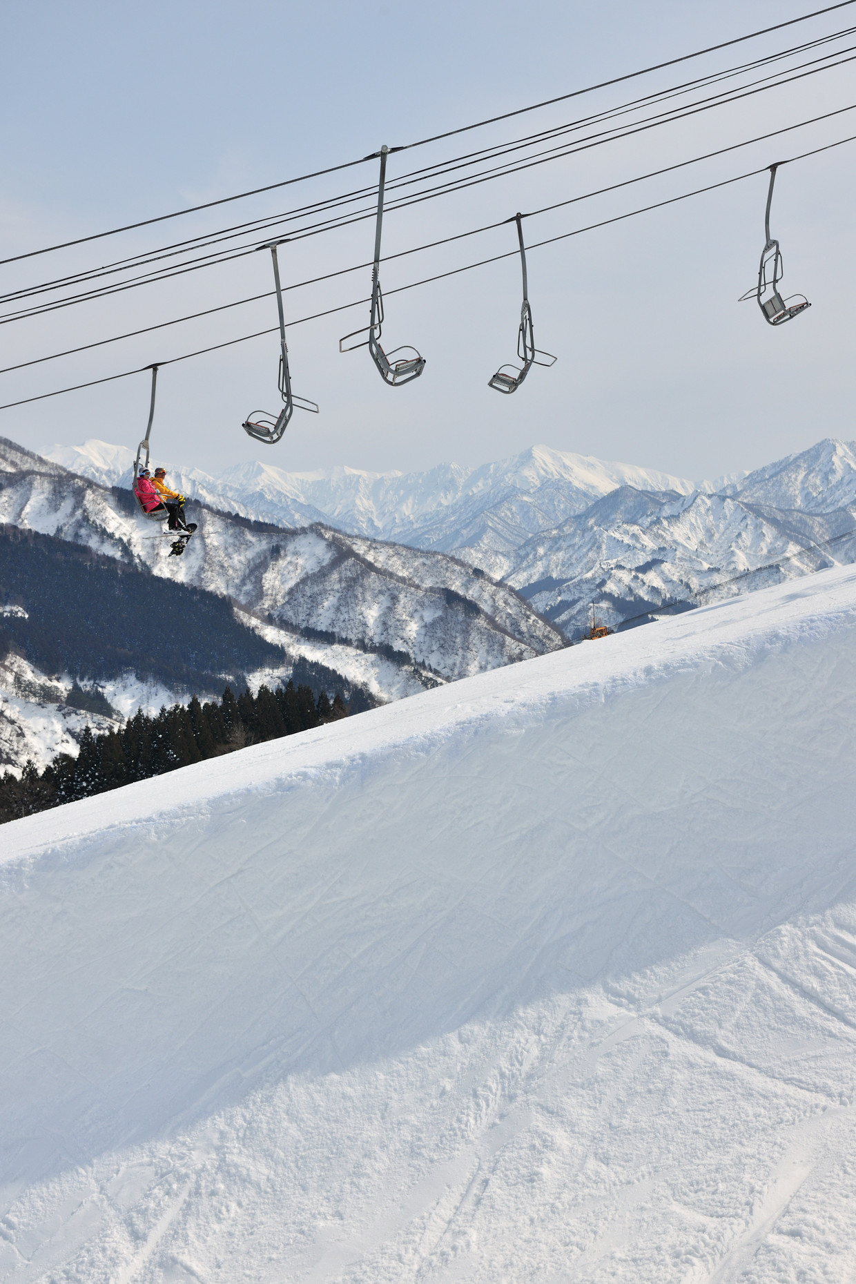 Deze streek is een skiparadijs. Zo heeft het resort Gala Yuzawa 17 hellingen en 11 liften. Beeld DAVID DE VLEESCHAUWER