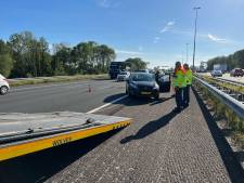 Lange file op A1 bij Deventer door pechgeval opgelost