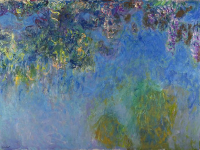 Blauweregen van Claude Monet
