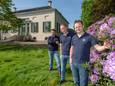 Olaf Kok (rechts), Kelvin Huizing (midden) en Maurice Villhaber hebben landgoed Schuttersveld met villa, koetshuis en dienstwoningen gekocht.