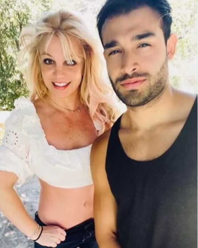 Britney Spears stapte in het huwelijksbootje met haar verloofde Sam Asghari.