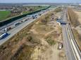 Lantis haalt resterend stuk van tijdelijke fietsbrug weg