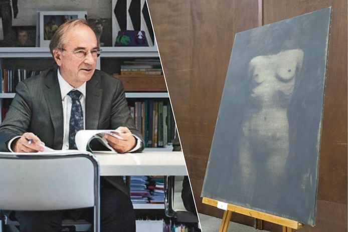 Ex-minister Luc Martens. / Veiling kunstwerken Luc Martens