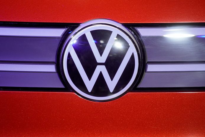Het logo van Volkswagen.