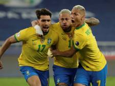 Brazilië na nipte zege op Chili naar laatste vier Copa América