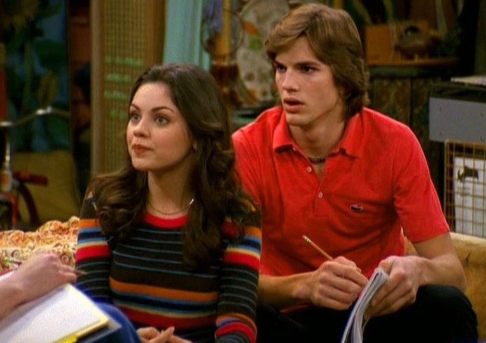 Mila Kunis et Ashton Kutcher dans "That '70s Show".