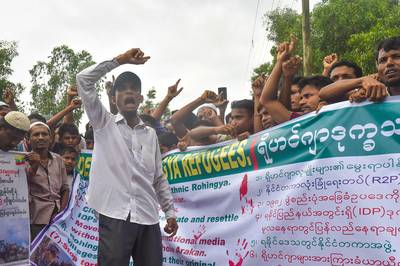 Tienduizenden Rohingya in Bangladesh eisen terugkeer naar Myanmar