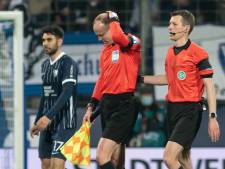 Bundesliga-duel definitief gestaakt omdat grensrechter beker bier op zijn hoofd krijgt