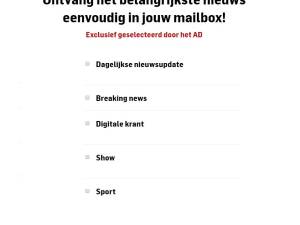 Elke dag al het nieuws uit Amersfoort in je mailbox? Schrijf je in!