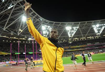 Alsnog ereronde legende Usain Bolt