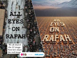 Na het AI-beeld van ‘All eyes on Rafah’ gaat ook dit confronterende echte beeld viraal