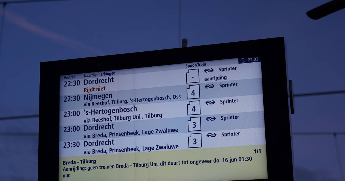 Geen treinen tussen Arnhem en Dieren door aanrijding.