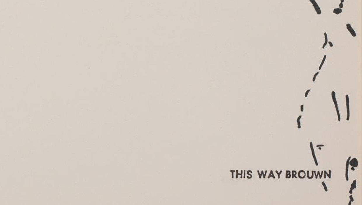 This Way Brouwn Beeld  