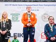 Ankie Timmers uit Eindhoven is wereldkampioene bankdrukken.