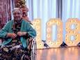 Irma Boons op haar 108ste verjaardag op 30 oktober 2022.