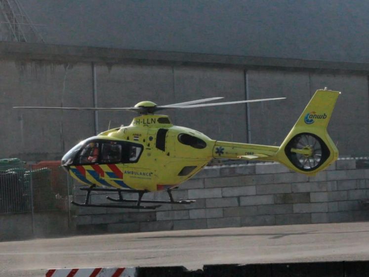 Traumahelikopter geland voor incident bij betonbedrijf Ede