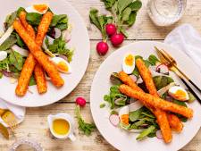 Wat Eten We Vandaag: Krokante asperges op zomerse salade