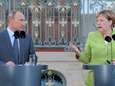 Merkel dreigt vriendelijk, Poetin zucht: twee mastodonten in wereldpolitiek treffen elkaar in Brandenburg 
