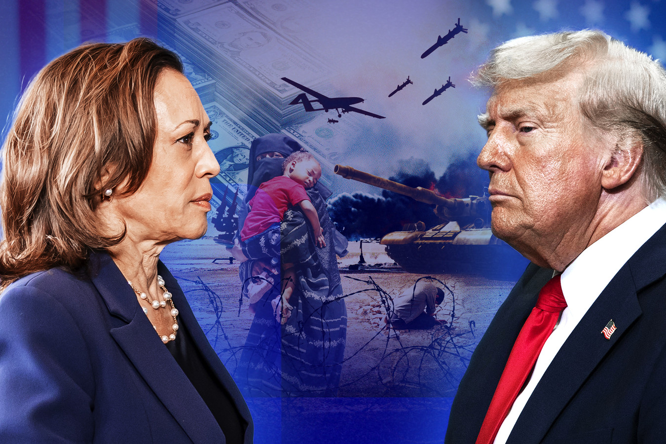 “Op sommige vlakken zou Trump voor Europa net een zegen zijn” de grootste verschillen tussen