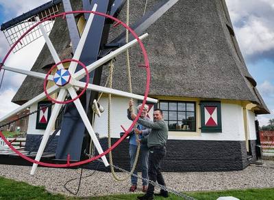 Na ruim half jaar is de Eendrachtsmolen is weer helemaal opgeknapt en dat voor een flink bedrag