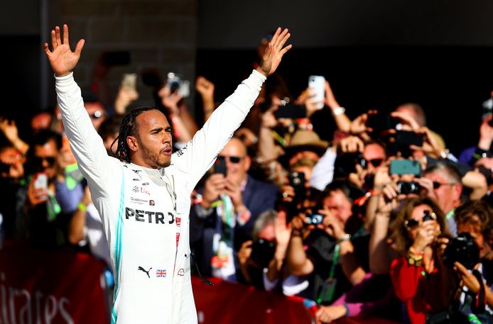 Regerend wereldkampioen Lewis Hamilton.