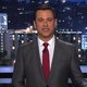 Jimmy Kimmel lacht met Kanye West