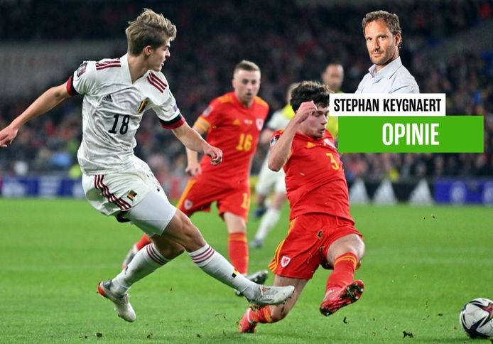 De Ketelaere betrokken bij de Belgische goal in Cardiff, maar overtuigend speelde hij niet.
