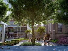 Klein parkje naast Catharinakerk in Eindhoven helpt binnenstad groener te maken