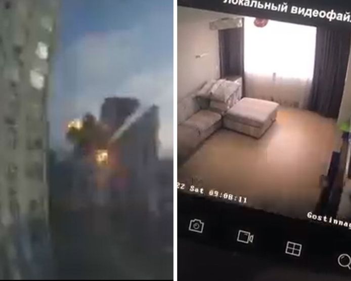 Un grand immeuble résidentiel à Kiev a été lourdement touché par un missile, a indiqué samedi le service d’Etat pour les situations d’urgence qui n’a pas pu donner d’informations quant à d’éventuelles victimes dans l’immédiat.