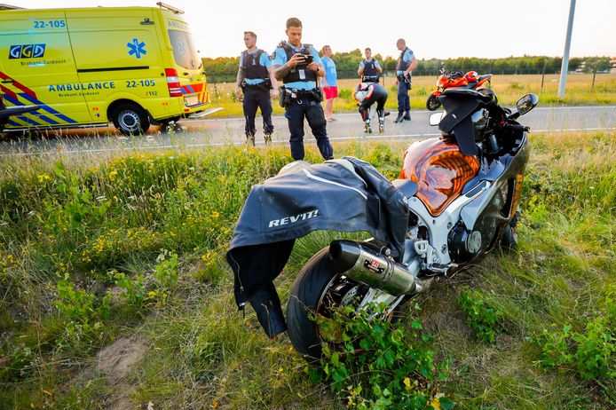 Motorrijder krijgt ongeluk Eindhoven