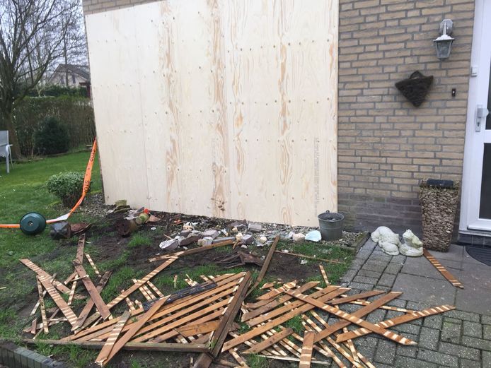 De woning in Wernhout.