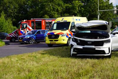 Twee gewonden bij botsing in Gilze, afrit snelweg A58 even dicht